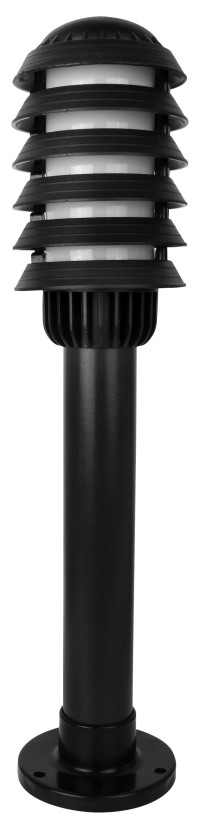 Светильник улично-садовый столб PА204  C02 (черный) "Поллар 1114" (d140 x h850 мм) НТУ 01-60-015