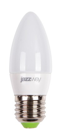 Лампа 9W свеча светодиодная PLED- SP C37  9W E27 5000K-E (9W=75Вт, 820Lm) 230/50 Jazzway