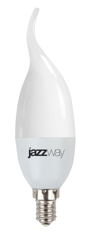 Лампа светодиодная свеча на ветру PLED- SP CA37 9W E14 3000K-E (9W=75Вт, 820Lm) 230/50 Jazzway