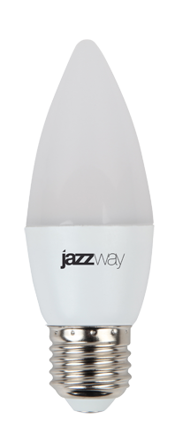 Лампа 9W свеча светодиодная PLED- SP C37  9W E27 3000K-E (9W=75Вт, 820Lm) 230/50 Jazzway