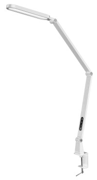Свет-к наст.,на струбцине  KD-860  C01 белый LED(13Вт,230В,850лм,сенс.рег.ярк и цвет.темп.)Camelion