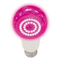 Лампа светодиодная для растений LED-A60-15W/SPSB/E27/CL PLP30WH  Спектр для рассады и цветения Uniel