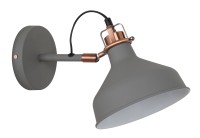 Светильник настенный WML-425 С73  серый + медь (Amsterdam,1х E27, 40Вт, 230В, металл) Camelion