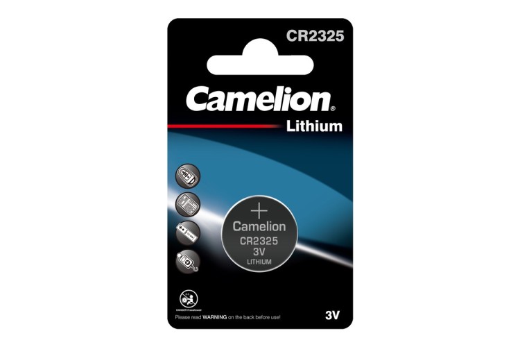 Элемент питания диск.  CR2325 BL-1 (литиевая,3V) 1шт на бл. Camelion