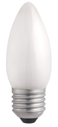 Эл.лампа накал. с матовой колбой  свеча B35 60W  E27 240V Jazzway