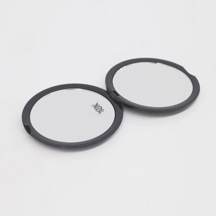Зеркало с LED подсветкой M148-SL черный (двойное, складное, 1х/10х) Camelion