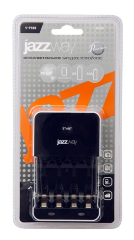Зарядное устройство JAZZway V-9988 (4 x AA / AAA, мп)