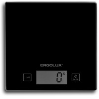 Весы кухонные ELX-SK01-С02 черные (до 5 кг, 150*150 мм) ERGOLUX