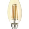 Лампа светодиодная свеча PLED OMNI C35 6W E14 3000K Gold (6W=60Вт, 540Lm) 230/50 Jazzway