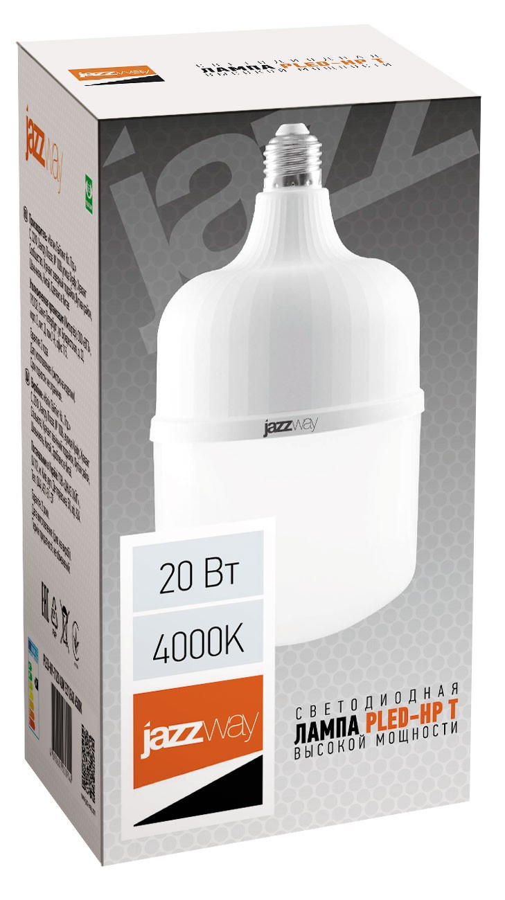 Лампа светодиодная  PLED-HP-T  80  20w 4000K 1700Lm E27 220/50  Jazzway