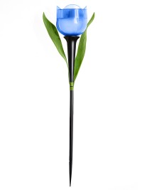 Светильник садовый на солнечной батарее "Синий тюльпан". Белый свет. USL-C-454/PT305 Uniel