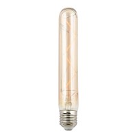 Лампа светодиодная Vintage. Форма «цилиндр», янтарная колба.LED-L32A-4W/GOLDEN/E27 GLV21GO