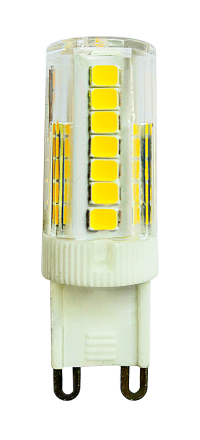 Лампа светодиодная  PLED-G9 PRO 5W 4000K 220/50 (5W=40Вт, 400Lm) пластик jaZZway