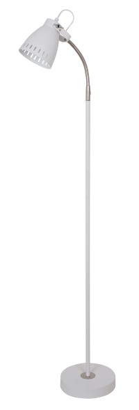 Светильник  напольный KD-428F  С01  белый (New York, 1х E27, 40Вт, 230В, металл) Camelion