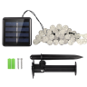 Светильник с солнечной батареей ФАZА SLR-G08-30W гирл., капли, теплый белый