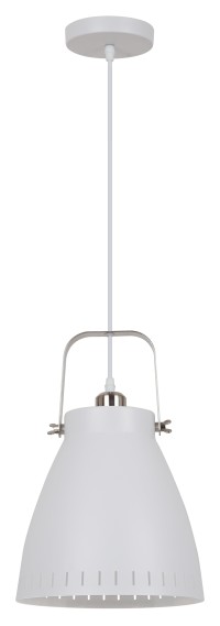Светильник  подвесной PL-428L  С71  Белый + хром (New York,  1х E27, 60Вт, 230В, металл) Camelion
