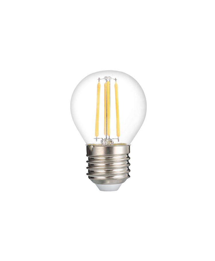 Лампа светодиодная шар PLED OMNI G45 6W E27 3000K CL (6W=60Вт, 600Lm) 230/50 Jazzway