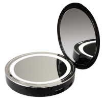 Зеркало JAZZway ML-D9PB-bk, подсветка, пауэрбэнк, черн.