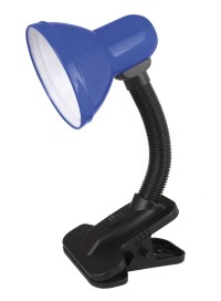 Светильник настольный с прищепкой 320Р C06 синий, макс. 60W Ultra Flash