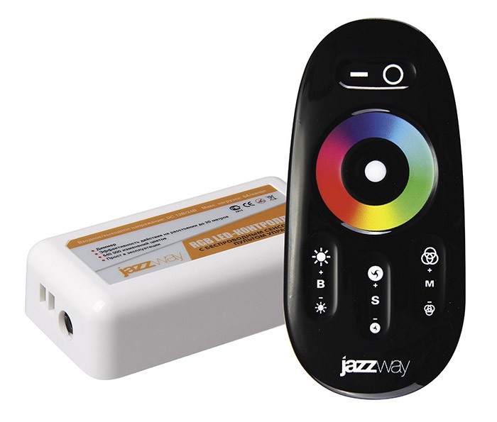 Контроллер RGB PRC-4000HF   WH (черный)12/24V 216/432W jaZZway