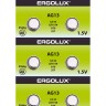 Элемент питания G13  BL-1 AG13  BL-10 (AG13-BP10, LR44 /LR1154 /A76 /357 батарейка для часов)Ergolux
