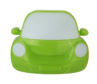 Ночник NL-197 "Машинка" зеленая (LED ночник с выкл, 220V) Camelion