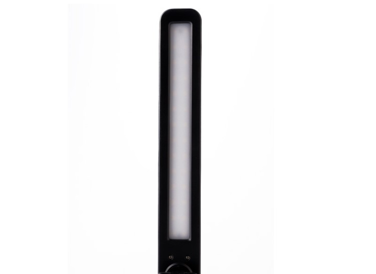 Светильник настольный UF-812 C02 черный (Led, 7Вт, 4500К, 3 ур.яркости, кожа) Ultraflash