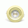 Cветильник светодиодный встраиваемый PSP-R 9044 7W GOLD 3000K 38° круг/поворот IP40 Jazzway