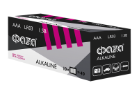 Элемент питания  LR 03(ААА) Alkaline Shrink-4 ( батарейка,1.5В ) ФАZА