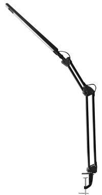 Светильник настольный KD-821  C02 черный LED (8 Вт, 230В, 2 ур.ярк,350лм, струбцина)Camelion
