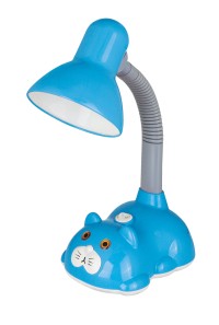Светильник настольный KD-385 "Кот" голубой С13 (230В, 40Вт, E27) Camelion