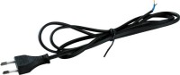 Сетевой кабель S-LRB чёрный с плоской вилкой 1,5м  Volsten