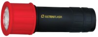 Фонарь  LED15001-A (3XR03 светофор,  красный с черным, 9 LED, пластик, блистер) Ultraflash