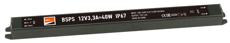 Драйвер BSPS 12V  3,3A=40W (new) влагозащищенный IP67