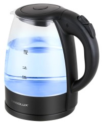 Чайник стеклянный ELX-KG03-C02 черный (1.8 л, 220-230В, 1800Вт) ERGOLUX