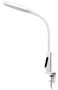 KD-837  C01 белый LED(Свет-к наст.,на струбц., 7Вт,230В,450лм,сенс.рег.ярк и цвет.темп,USB-5В,1А )