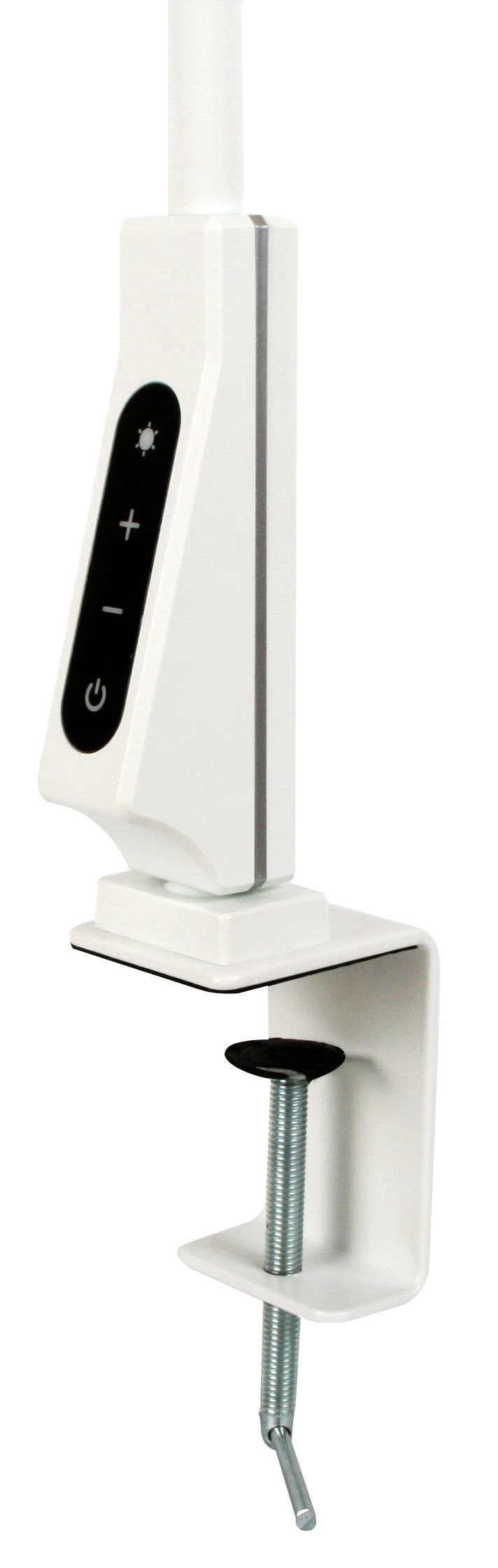 KD-837  C01 белый LED(Свет-к наст.,на струбц., 7Вт,230В,450лм,сенс.рег.ярк и цвет.темп,USB-5В,1А )