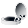 Зеркало  с подсветкой, аккумулятор ML-D9AC-wh,, бел. JAZZway