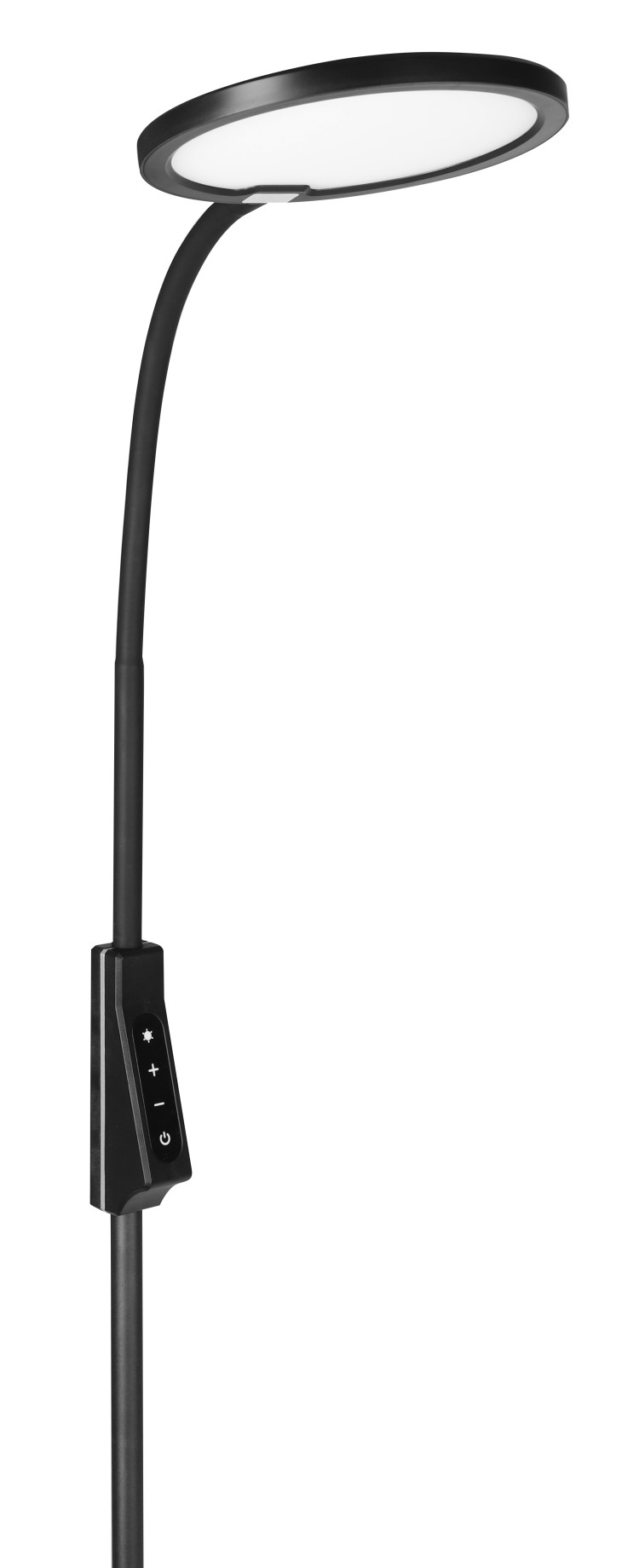 Camelion KD-836F C02  черный LED(Свет-к напольный, 13Вт, 230В,850лм,сенс.рег.ярк и цвет.темп.)