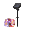 Светильник с солнечной батареей ФАZА SLR-G03-100M нить, мультицв., 100 LED