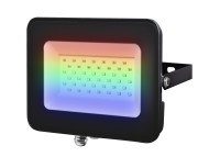 Прожектор светодиодный PFL- 30W RGB BL  IP65 ЧЕРНЫЙ  Jazzway