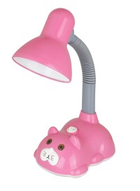 Светильник настольный KD-385 "Кот" розовый С14 (230В, 40Вт, E27) Camelion