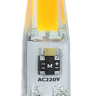 Лампа светодиодная  PLED-G4 COB 3W 3000K 175-240V/50 (3W=20Вт, 240Lm) силикон jaZZway