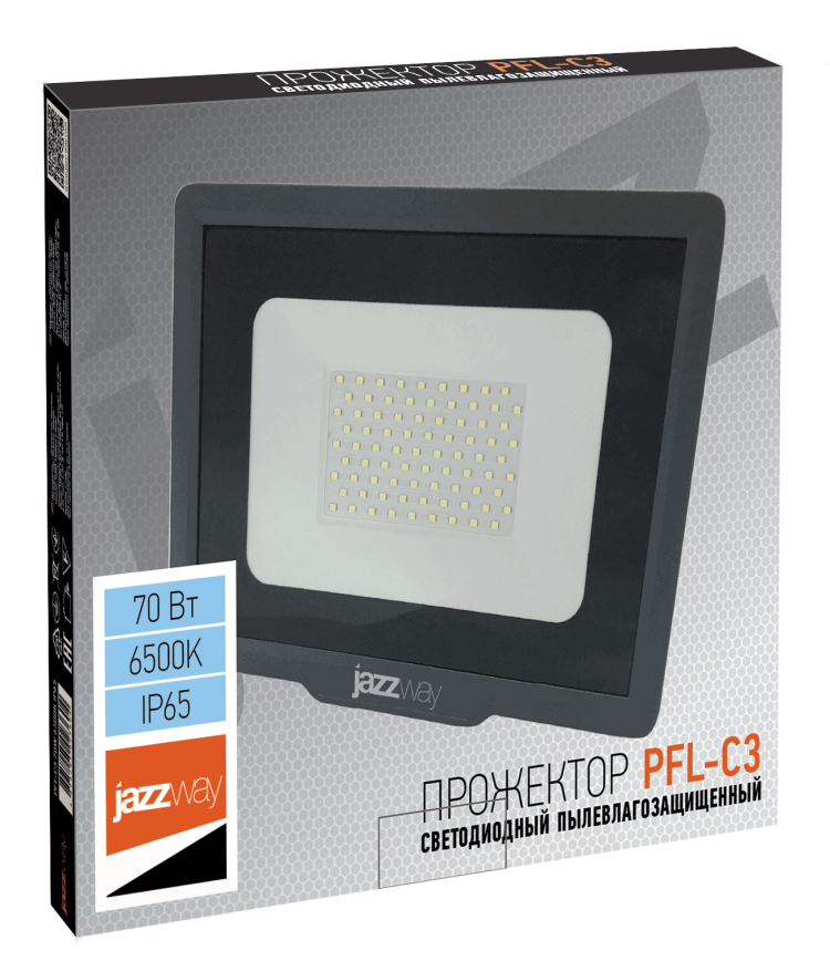 Прожектор светодиодный PFL- C3  70w  6500K IP65  Jazzway