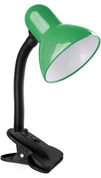 Светильник настольный прищепка KD-320 C05 зеленый, max 60W Camelion