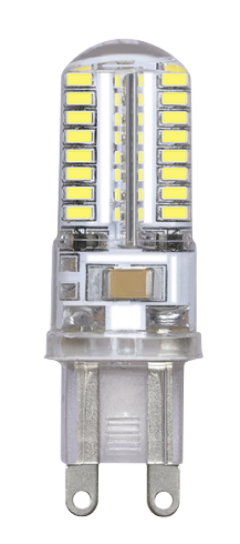 Лампа светодиодная  PLED-G9/BL2  5W 4000K 220/50 (5W=30Вт, 320Lm) силикон jaZZway