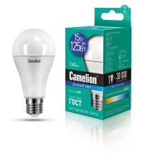 Эл.лампа светодиодная 15Вт LED15-A60/865/E27 (15W=125 Вт 1360 Lm) Camelion