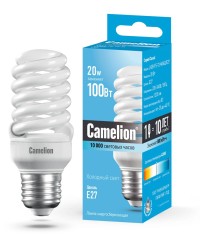 Лампа люминесцентная энергосберег LH 20  FS-T2-М  /842/E27 Холодный белый Camelion