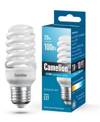Лампа люминесцентная энергосберег LH 20  FS-T2-М  /864/E27 Дневной белый Camelion