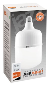 Лампа светодиодная  PLED-HP-T120  50W E27/E40 (в компл.) 4000K (50W=400Вт, 4400Lm) 230/50 Jazzway